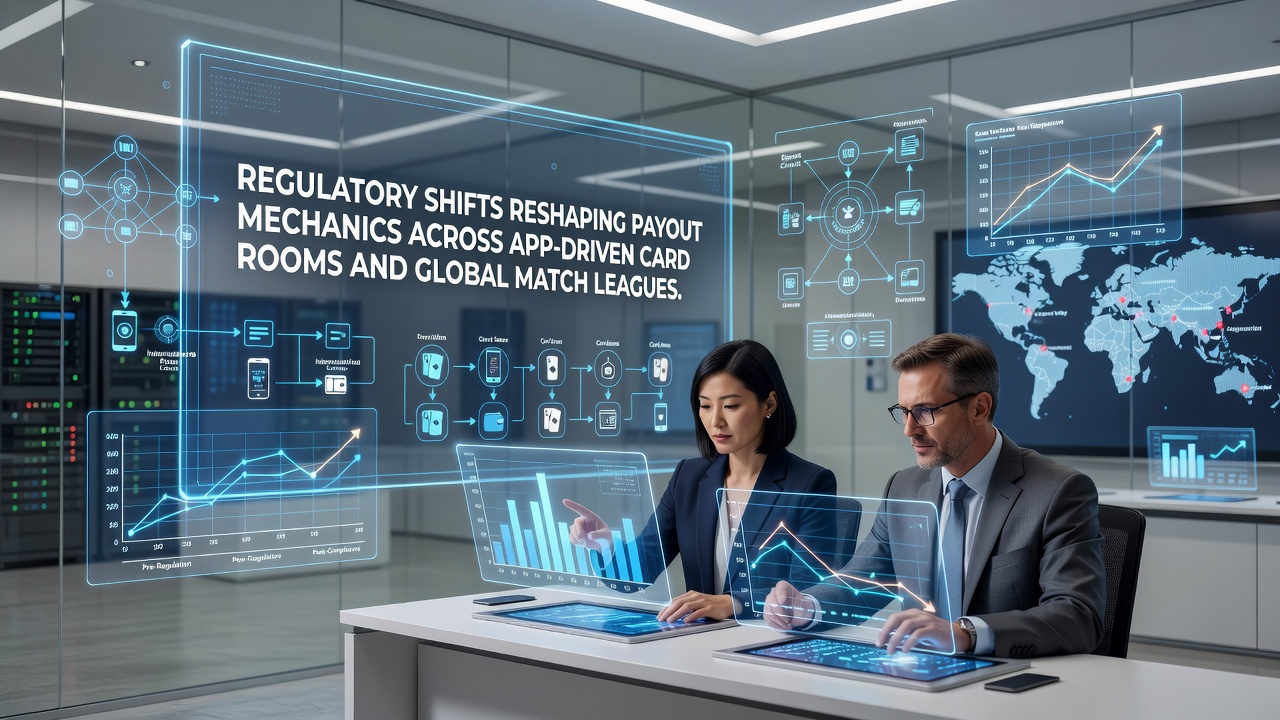 Regulatory officials reviewing digital payout systems in app-based card rooms and match leagues